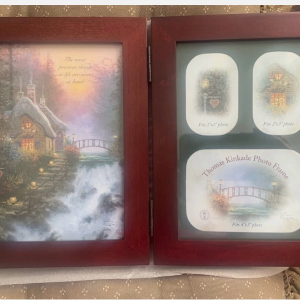 Thomas Kinkade Brown Picture Frame Accents